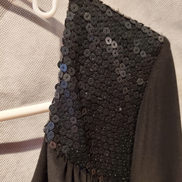 Twenty-one one-shoulder mini dress with sequins and ruching details. - Picture 3 of 3
